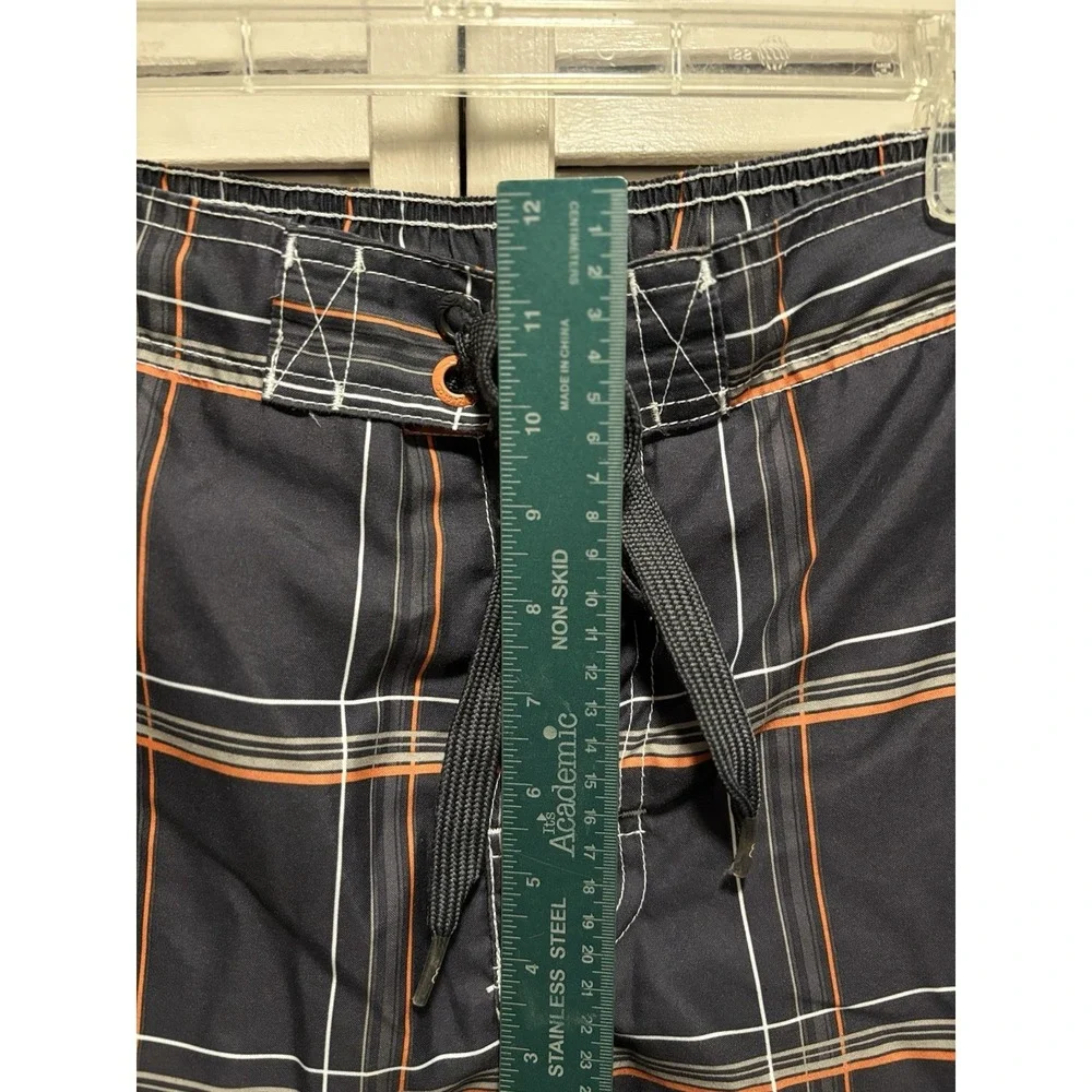 OP Swim Shorts Mens‎ Size M (32-34) Lined Elastic/Tie Waist Pockets Mid Rise